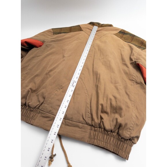 VTG Bad Guys Mens Jacket Brown Bomber Cargo Jacket Size M RN76911‎ - Picture 6 of 11